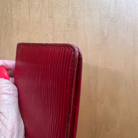 Authentic 2004 Louis Vuitton Red Epi Card Holder - Picture 9 of 13